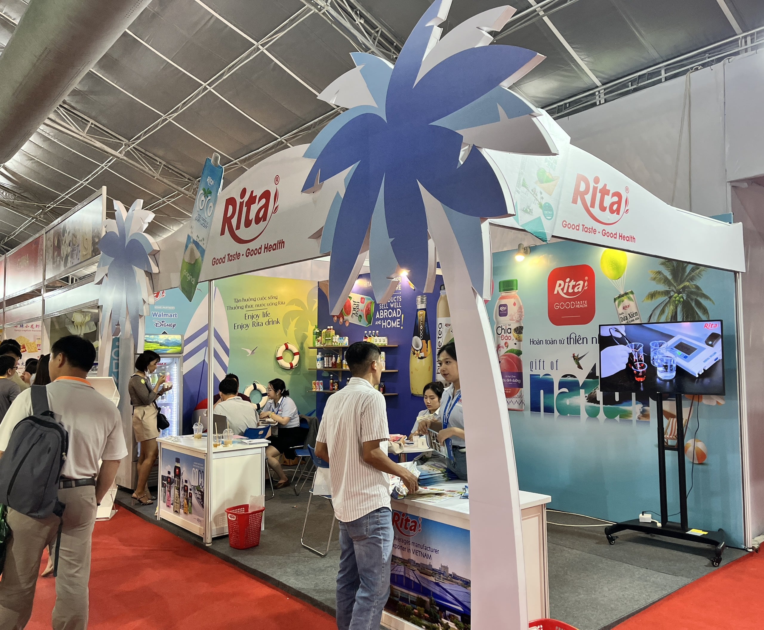 rita introduces products at vietfood beverage propack vietnam 2023