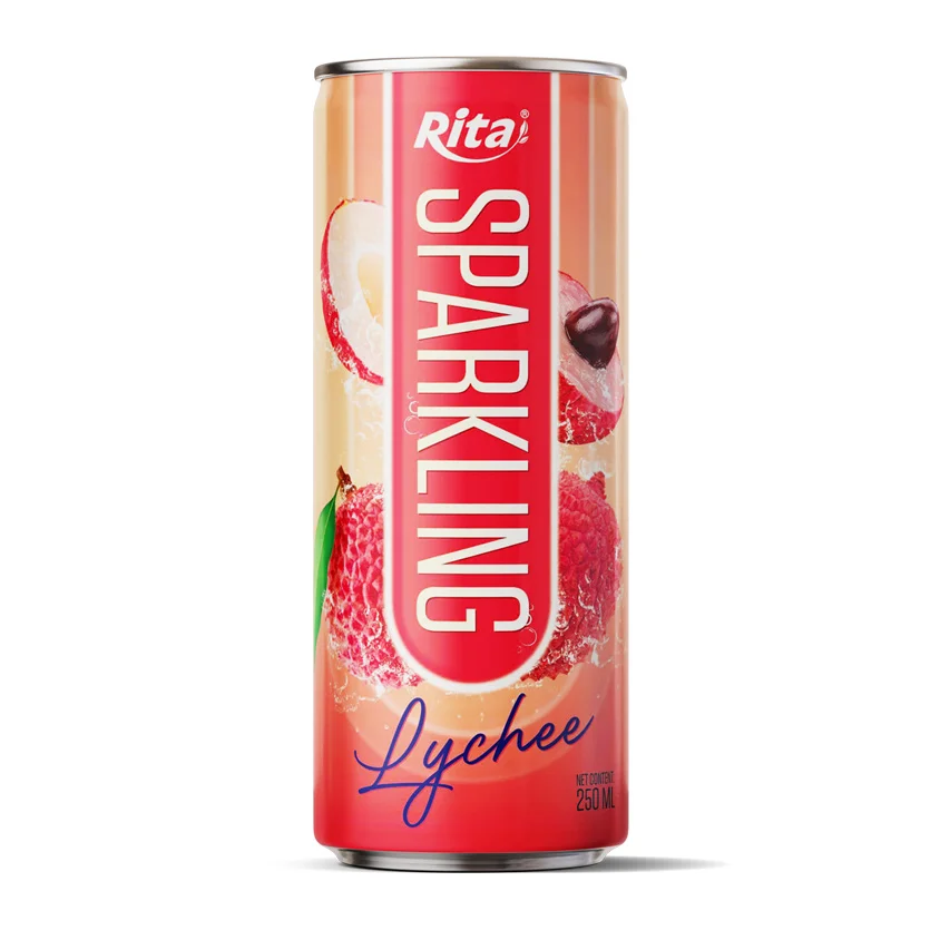 Sparkling drink fruit lychee 250ml cans