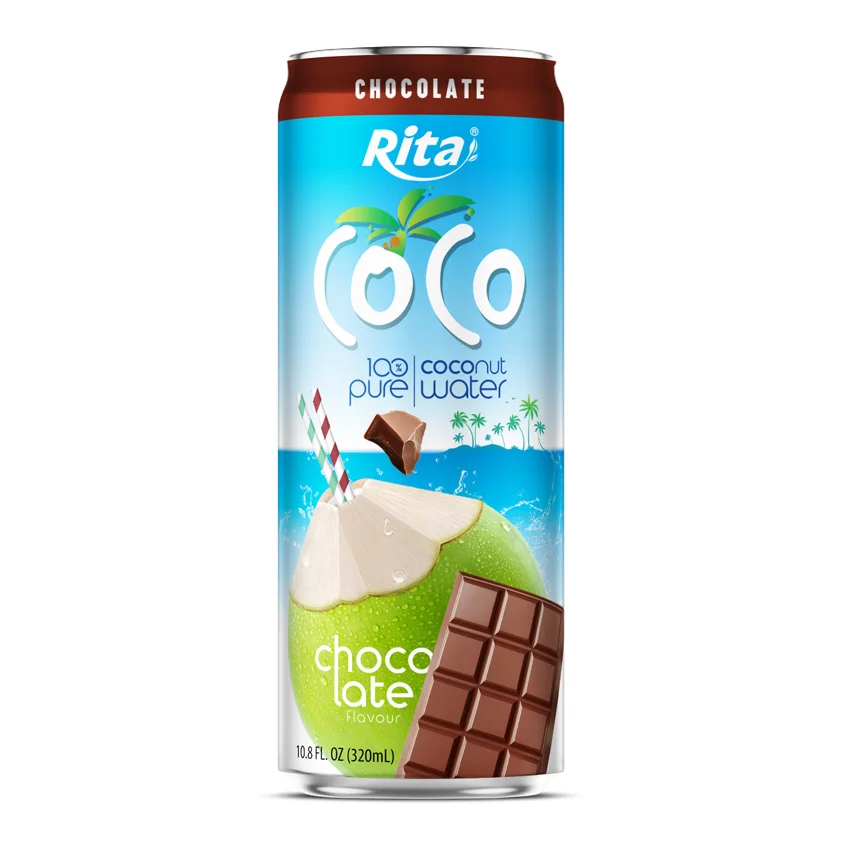 10.8 Fl Oz Pure Coconut water with Chocolate 320ml