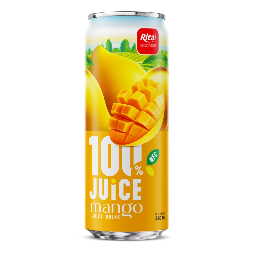 JUICE mango juice drink 320ml sleek can