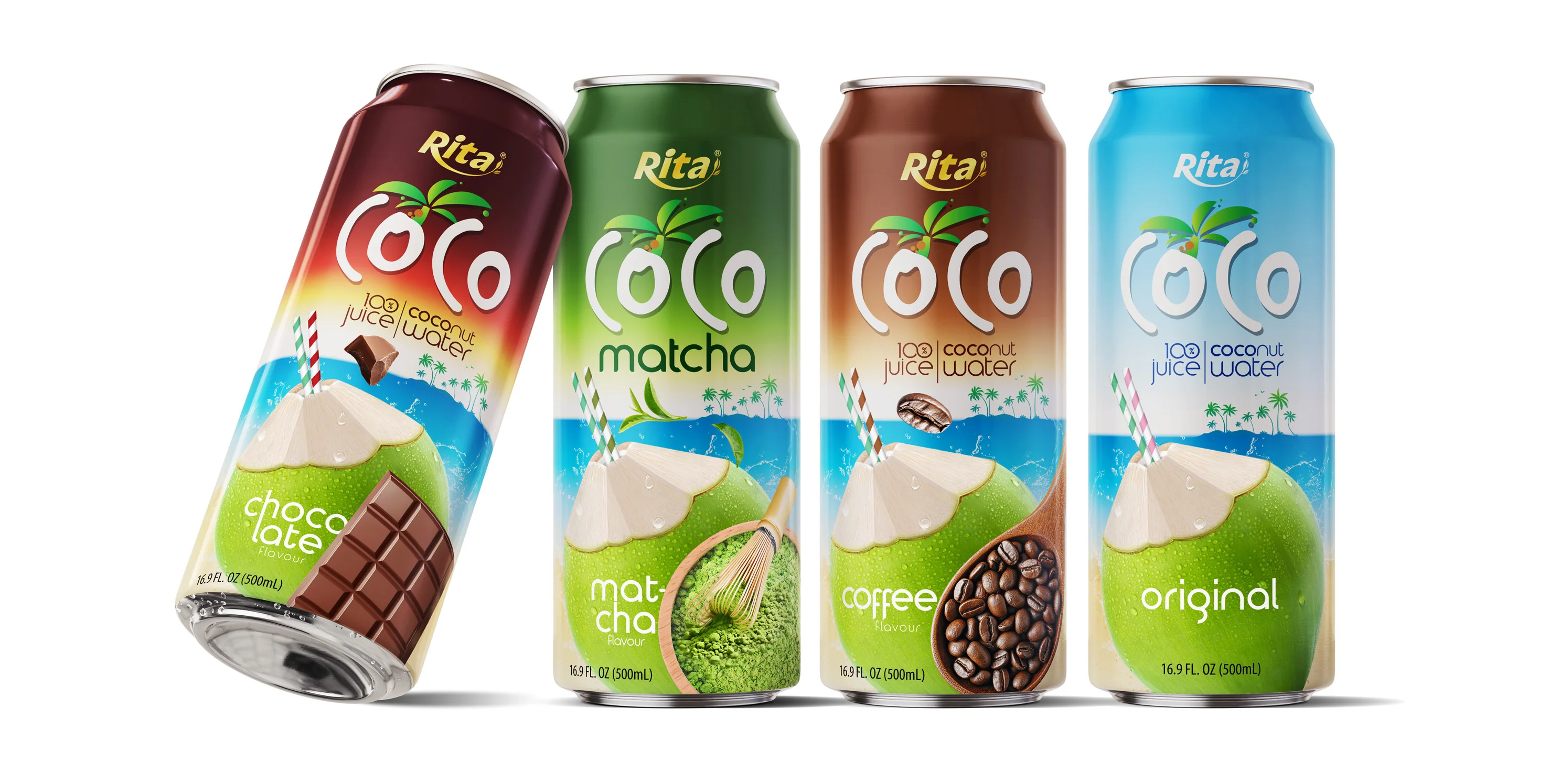 4 flavors Coco 500ml can New