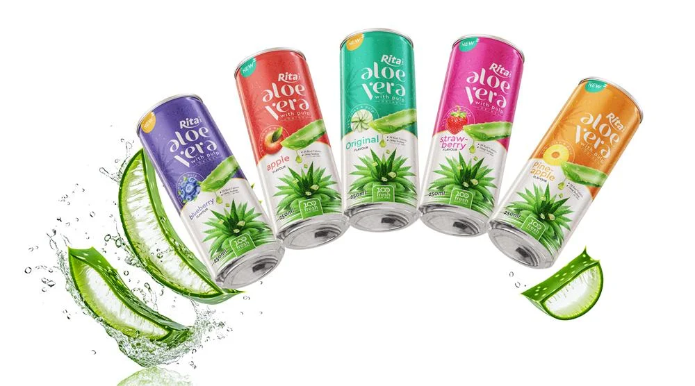 Poster Design Aloe drink 250ml can 01 website