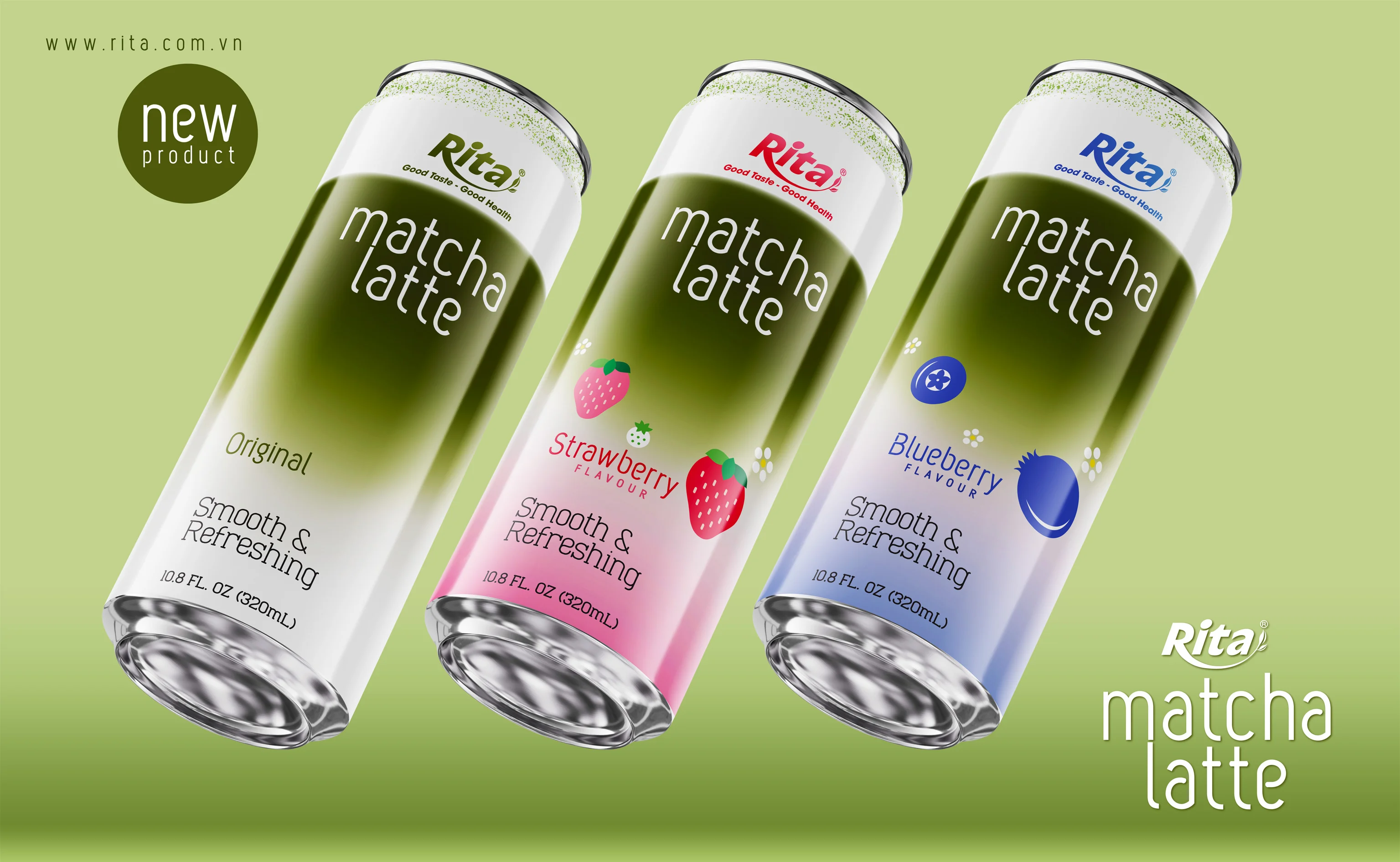 Rita Matcha Latte 3 flavour