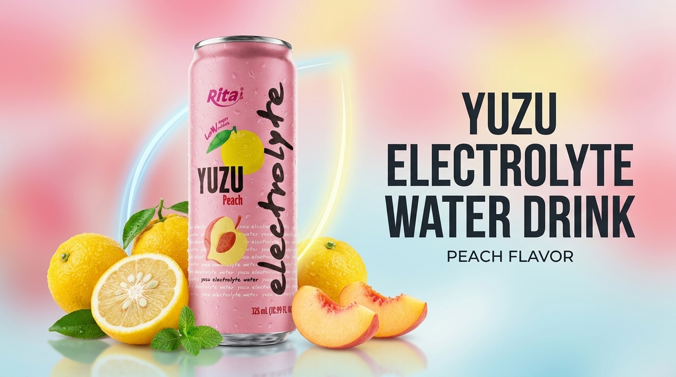 Yuzu Peach Low-Sugar Hydration Opens New Beverage Market Opportunities