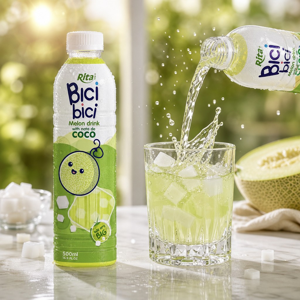 Bici Bici Melon Drink With Nata de Coco Reshapes the Japanese Beverage Aisle - Image 1