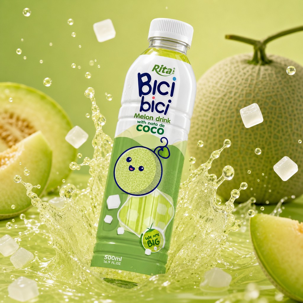 Bici Bici Melon Drink With Nata de Coco Reshapes the Japanese Beverage Aisle - Image 3