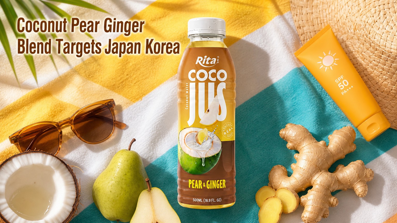 Coconut Pear Ginger Water Blend Targets Japan and Korea Shelves