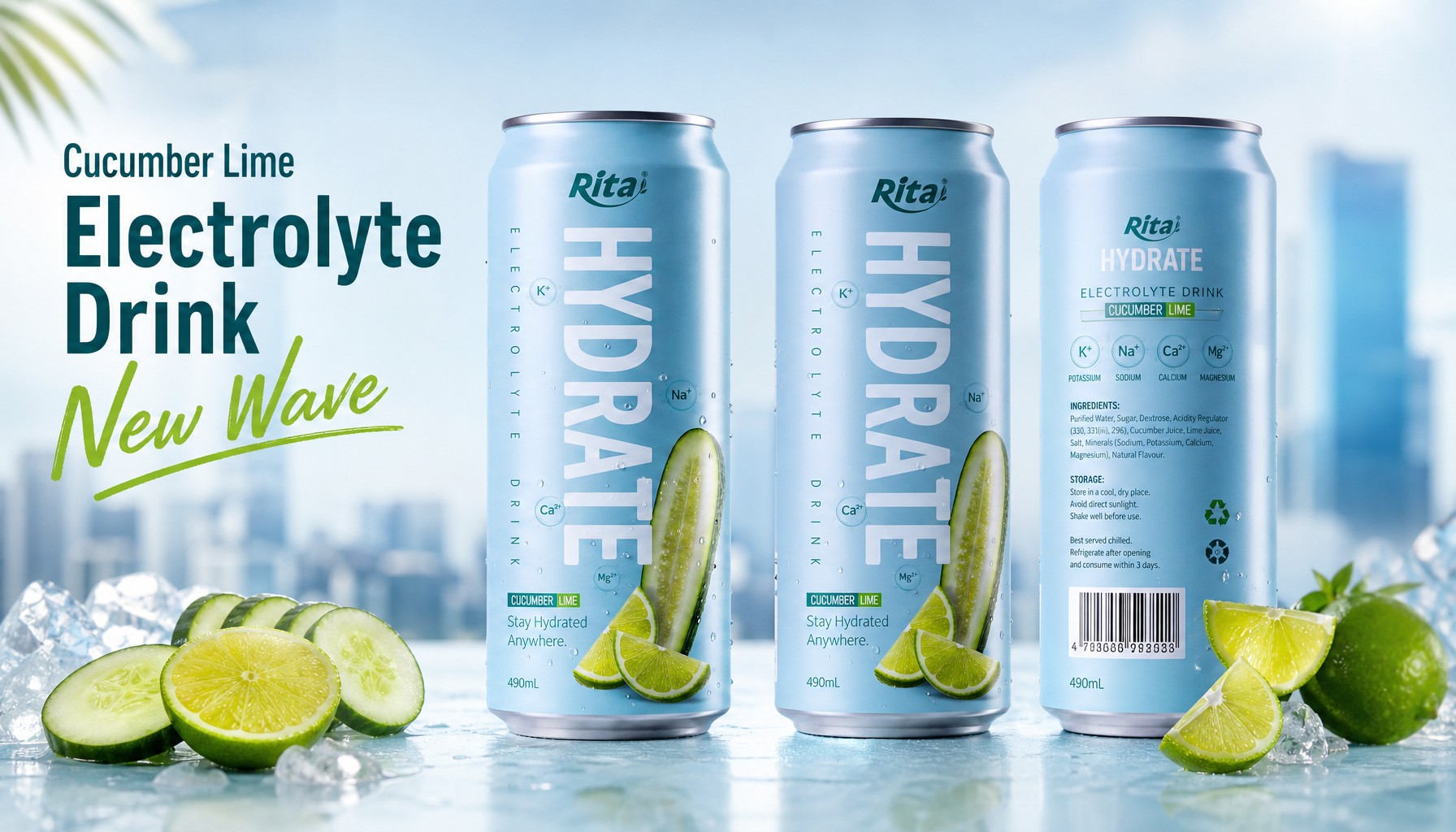 Cucumber Lime Electrolyte Drink: The New Wave in Functional Beverages