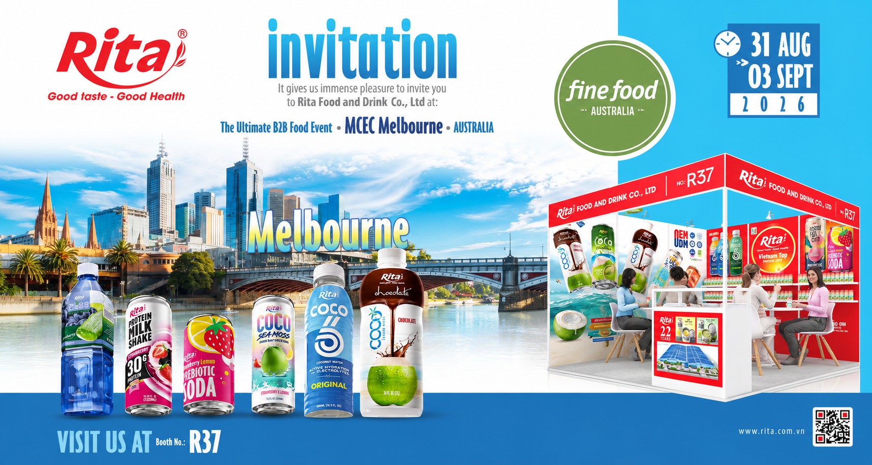 Rita's Journey at Fine Food Australia 2026: Connecting & Expanding