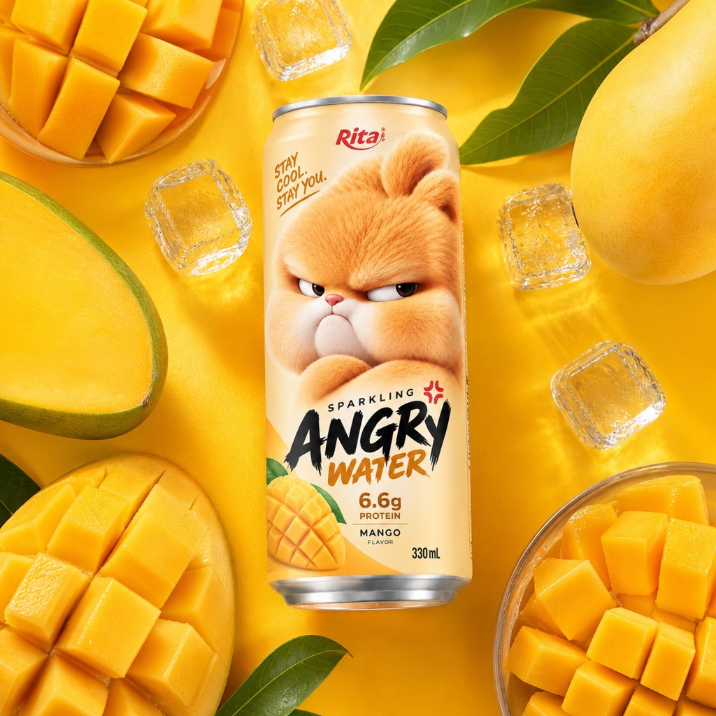 Sparkling Mango Protein Water Targets Asian Markets with Playful Branding and OEM Strength - Image 1