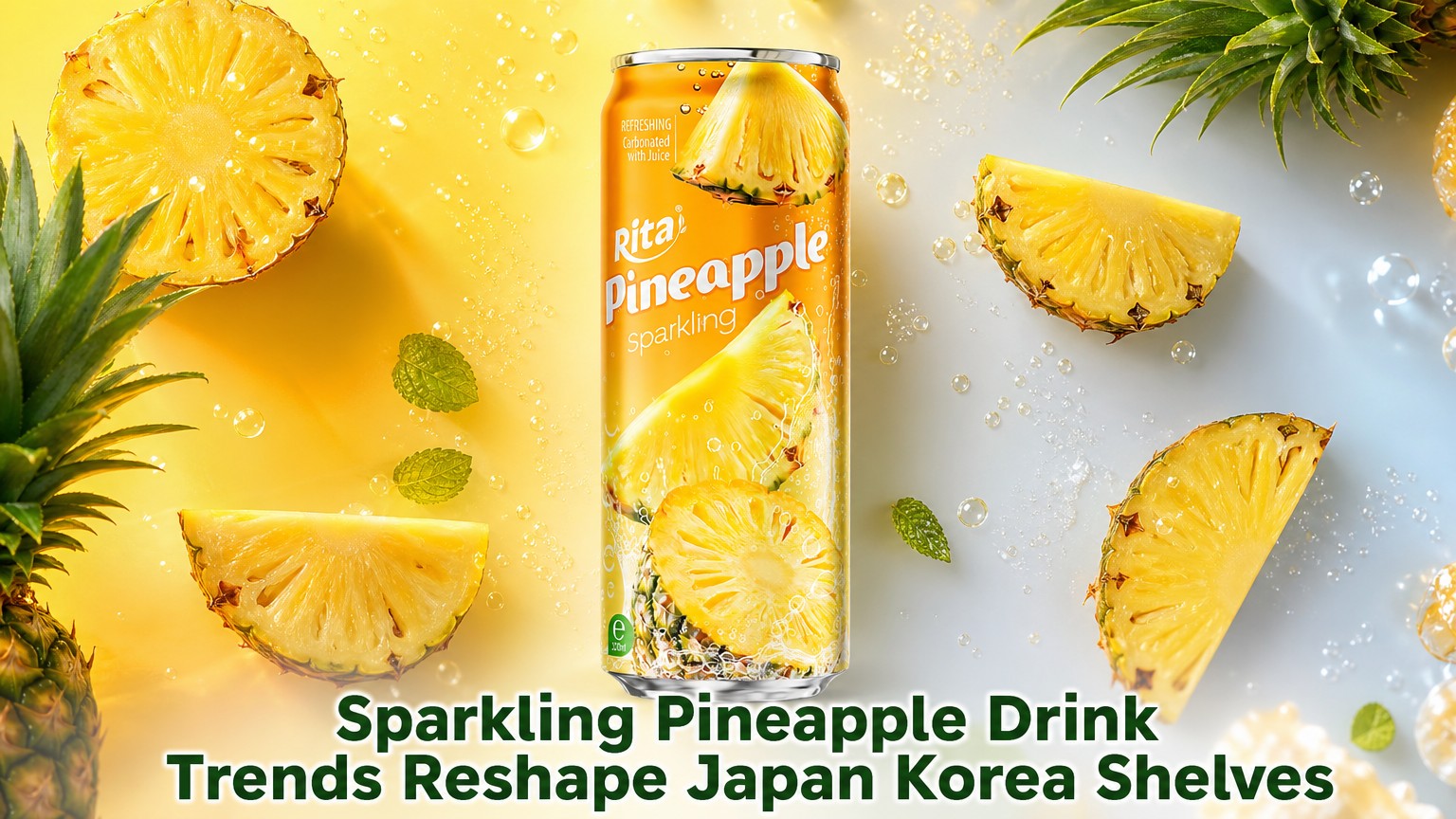 Sparkling Pineapple Drink Trends Reshape Japan and Korea Beverage Shelves