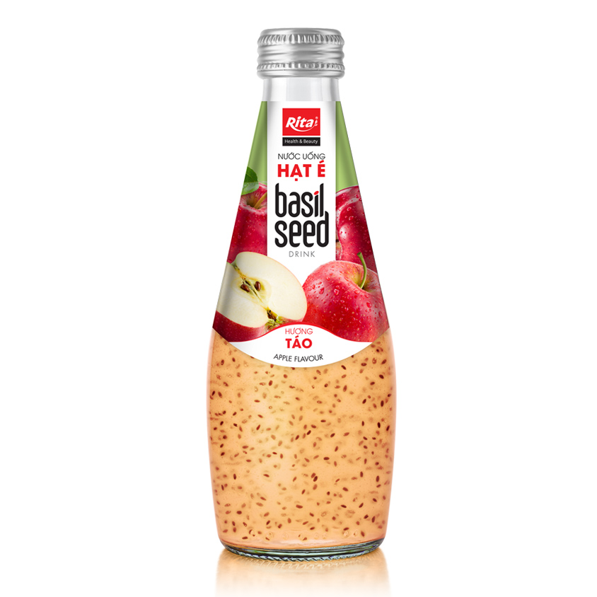 Chia and Basil Seed Drink Basil seed drink with apple flavour 290ml