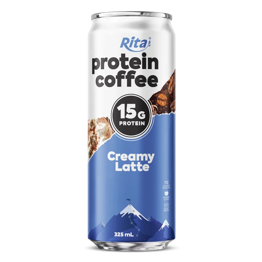 Rita High Protein Coffee Creamy Latte Drink 15g Protein – RTD Coffee Beverage 325ml