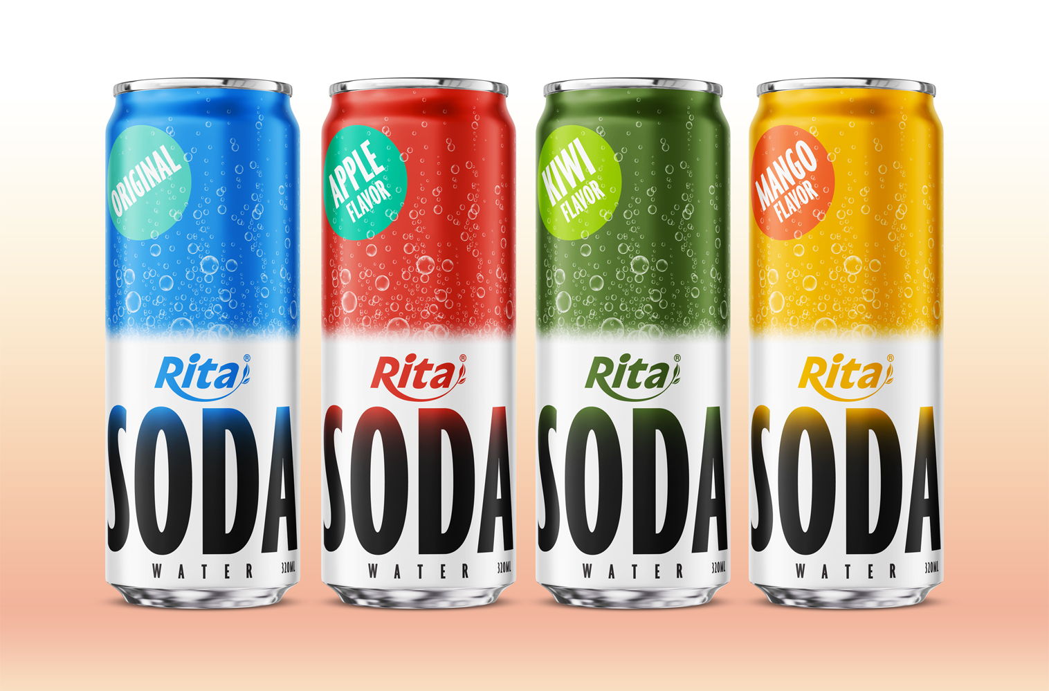 Sparkling Mango Soda Water Drink 320ml Can Poster 2
