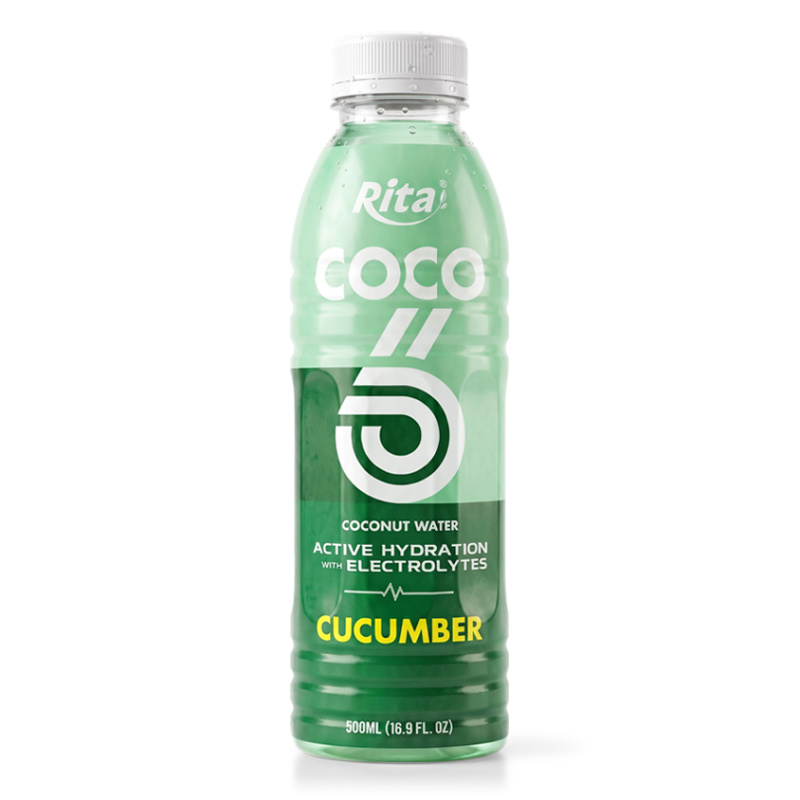 COCO Active Hydration Coconut Water with Electrolytes – Cucumber Flavor