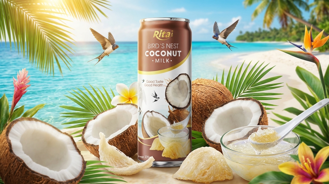 11.18 Fl Oz Bird’s Nest Coconut Milk Poster 1