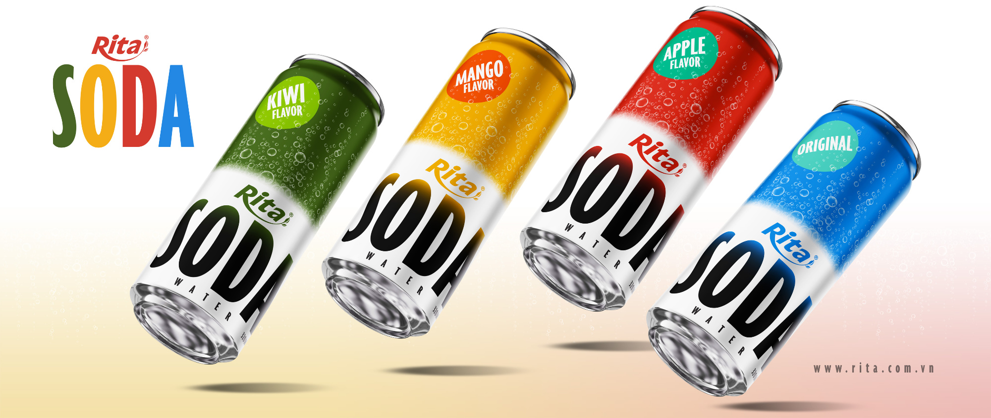 Sparkling Mango Soda Water Drink 320ml Can Poster 1
