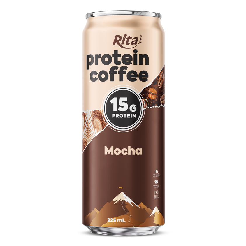 Rita High Protein Coffee Mocha Drink 15g Protein – RTD Coffee Beverage 325ml