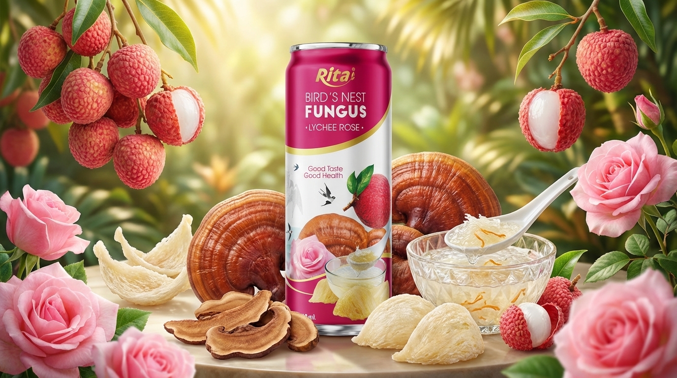 11.18 Fl Oz Bird’s Nest Fugus Lychee Rose Poster 1