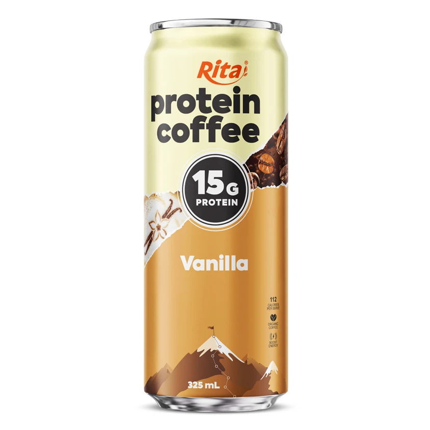 Rita High Protein Coffee Vanilla Drink 15g Protein – RTD Coffee Beverage 325ml