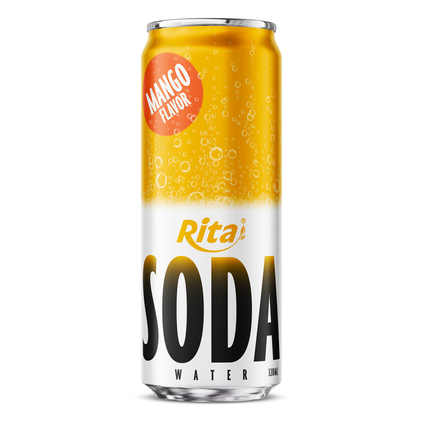 Sparkling Mango Soda Water Drink 320ml Can
