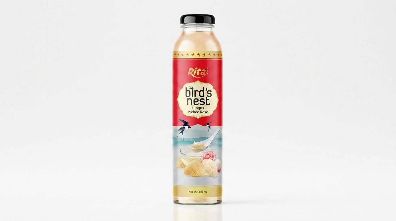 Bird's Nest Fungus Lychee Rose 315ml - Product Image