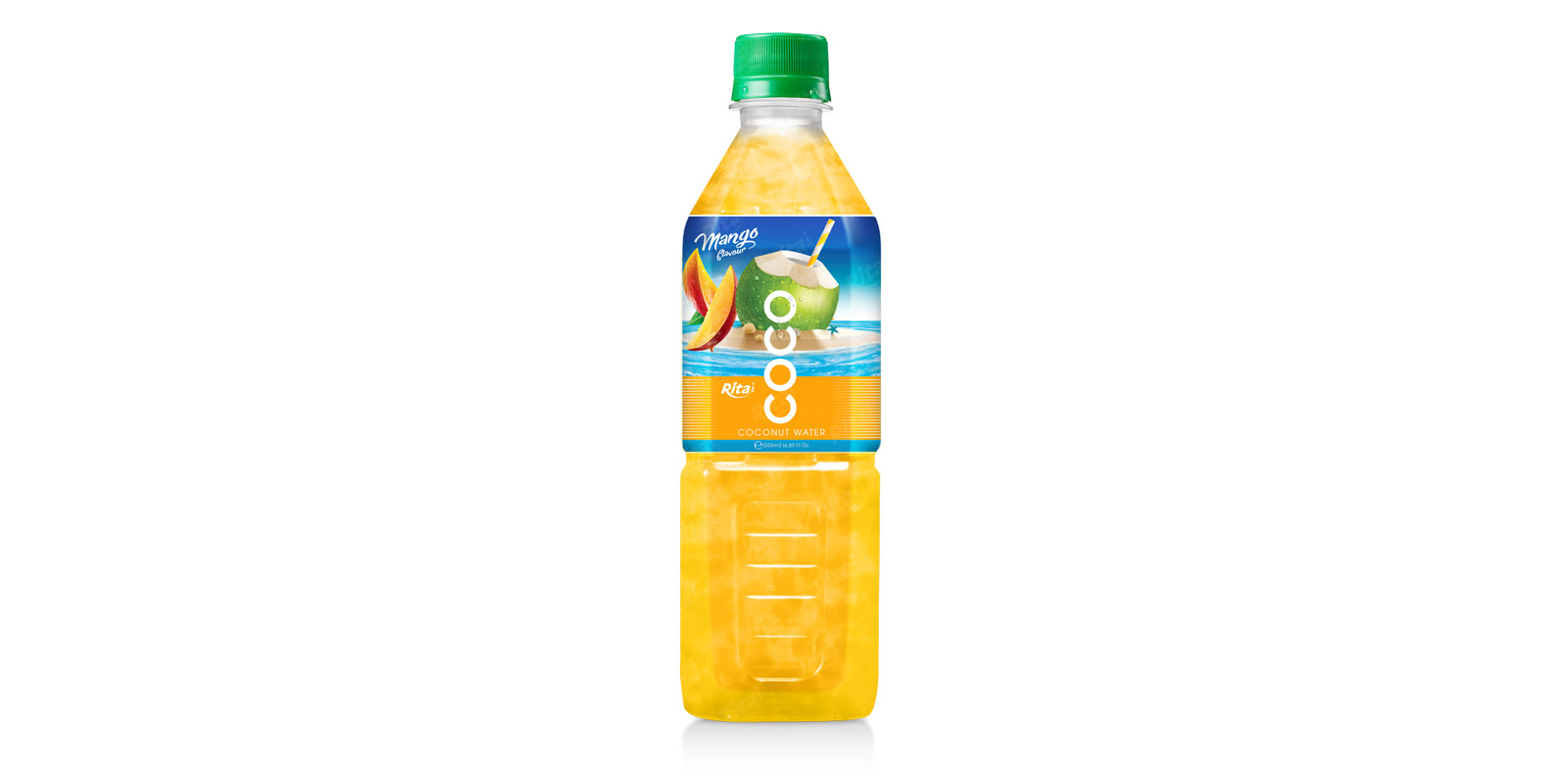 Coconut water with mango flavor  500ml Pet bottle from RITA US