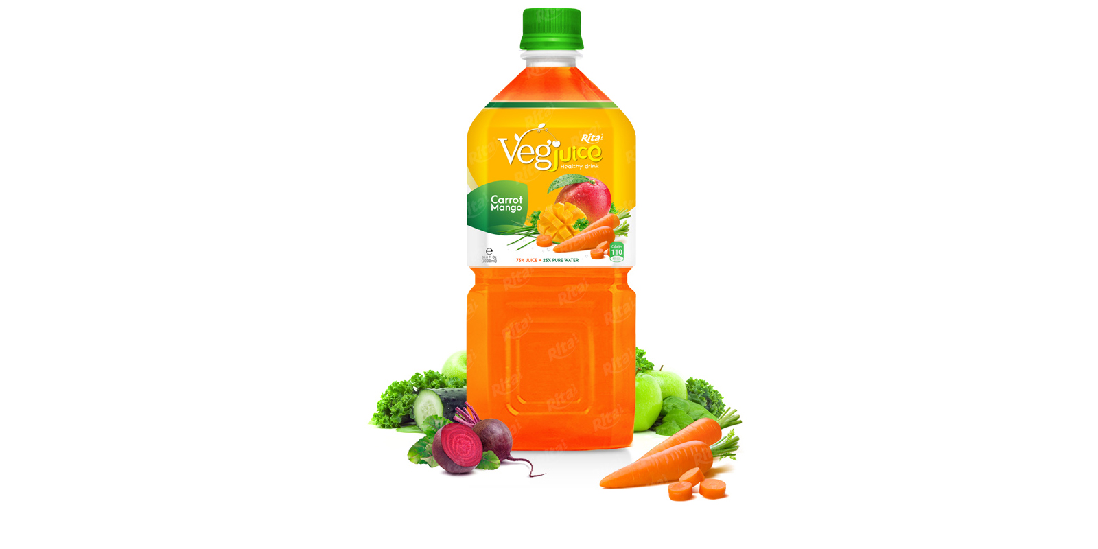 Rita vegetable carot mango 1000ml pet bottle