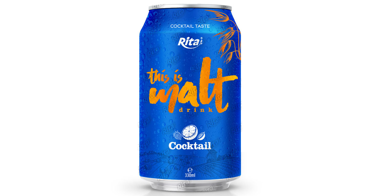 Cocktail flavor malt drink 330ml from RITA beverage