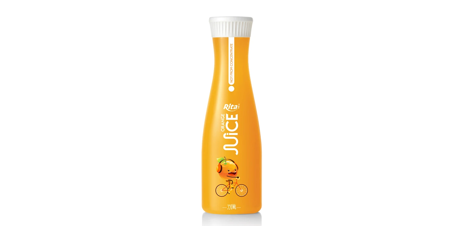350ml Pet Bottle orange  juice drink 