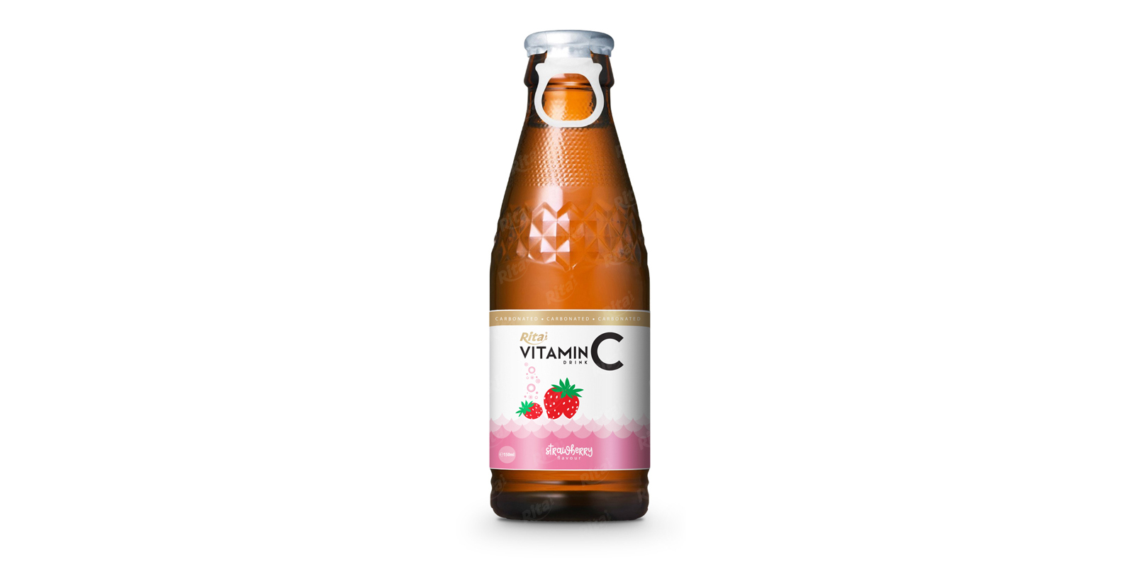 Vitamin C with strawberry 150ml ( Carbonated)