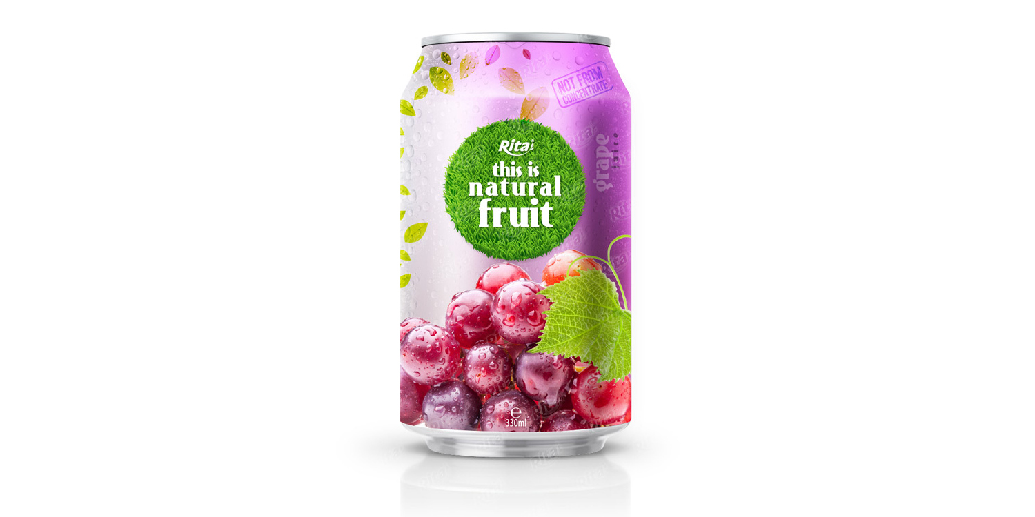 Grape juice drink 330ml from RITA US