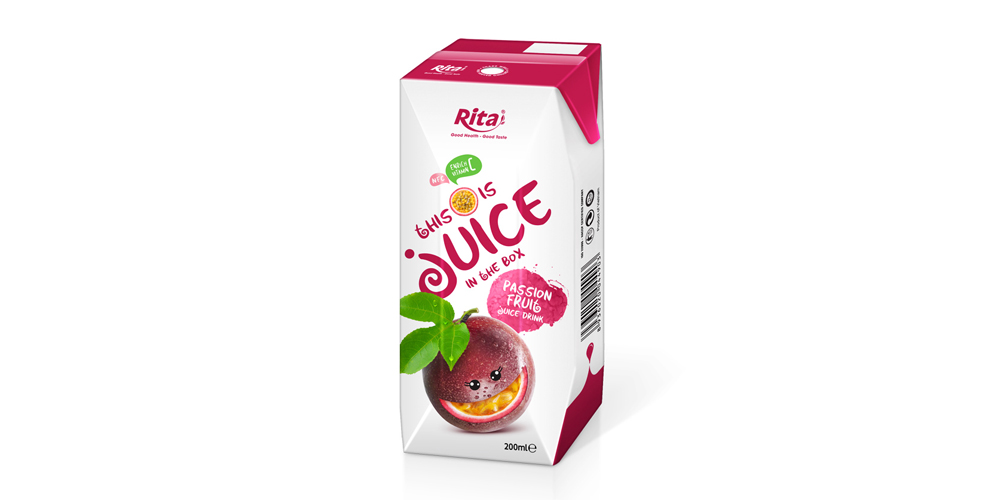 packaging solutions fruit passion juice in tetra pak from RITA US