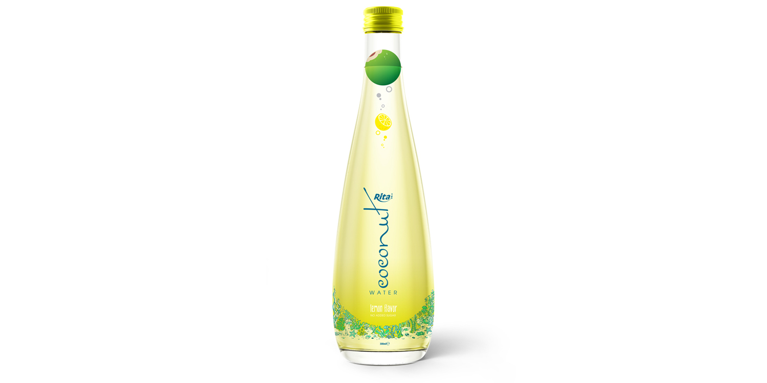 Coconut water with lemon glass bottle 300ml