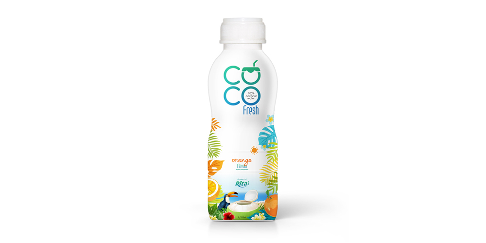 330ml Coconut water fresh with orange from RTIA US