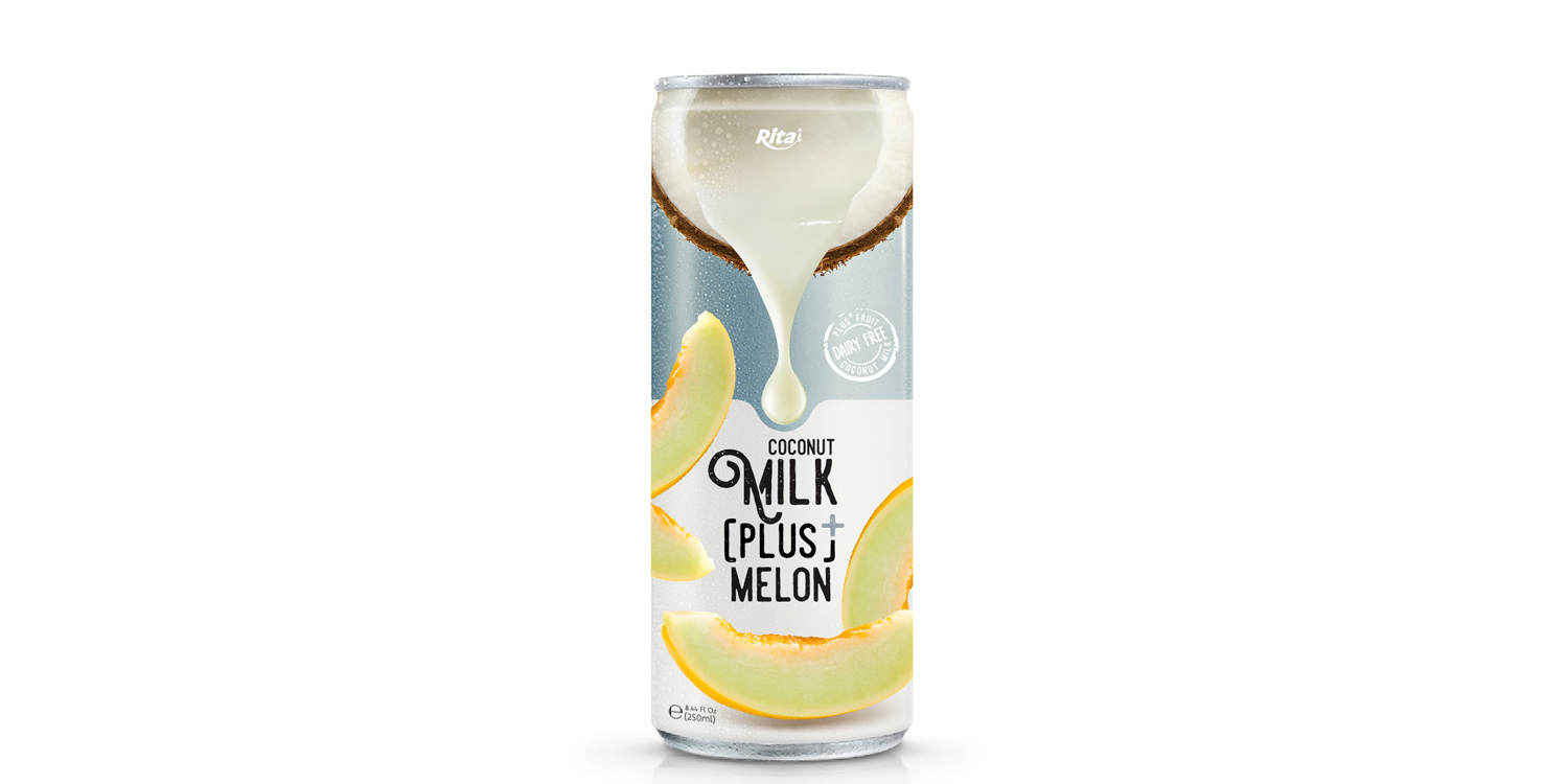 Coco Milk Plus fruit melon 250ml from RITA US