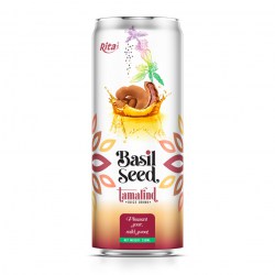 330ml cans Basil seed drink with Tamarind juice