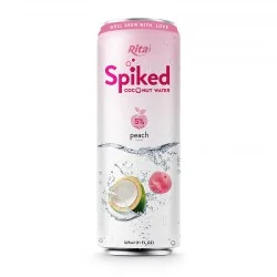 Spiked Coconut Water - Peach - 325ml
