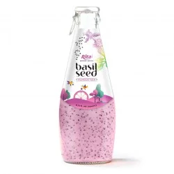 Basil seed with mangosteen fruit juice