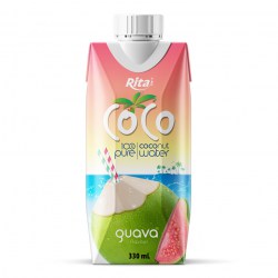 (OEM_Beverage_10)_COCO-100-pure-coconut-water-with-guava-flavour-330ml-Paper-box