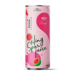 Sparkling guava juice