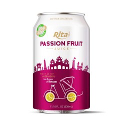 3 regions Collection Passion fruit juice 330ml  alu short can