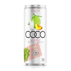 Coco water pulp with peach 330ml