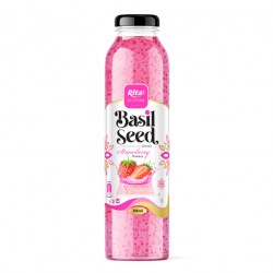 Basil seed drink with strawberry flavor 300ml