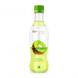 Sparkling fruit kiwi juice  flavor 400ml Pet bottle