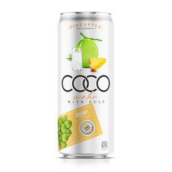 Coco water pulp with pineapple 330ml