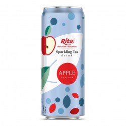 (OEM_Beverage_9)_Tea-Sparkling-water-with-apple-flavor-330ml-sleek-can