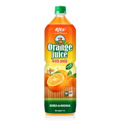 Supplier Company 1.5L Pet Bottle Orange Juice With Pulp Drink