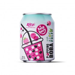 Supplier 8.4 Fl Oz Cans Bubble Tea Mix Raspberry Flavor