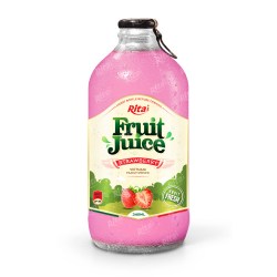 Strawberry fruit juice 340ml glass bottle from RITA US